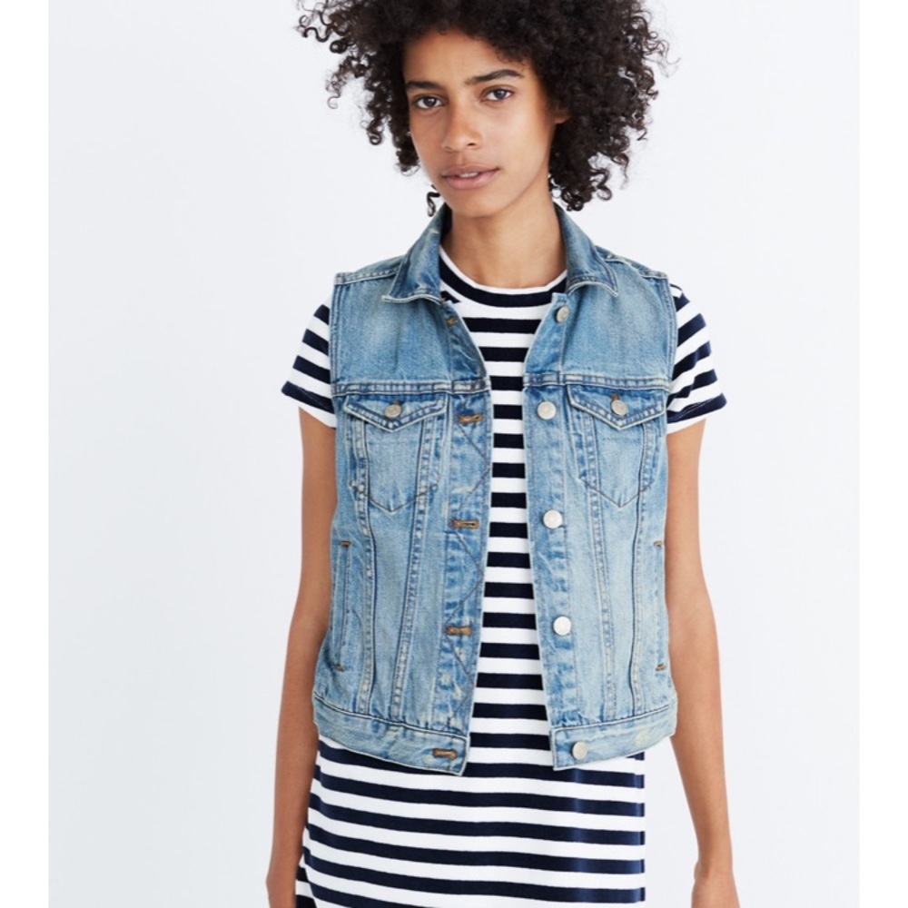 NWT Madewell Denim Vest